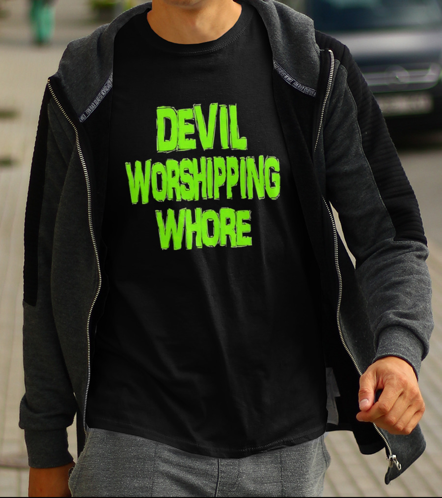 Devil Worshipping Whore T-Shirt