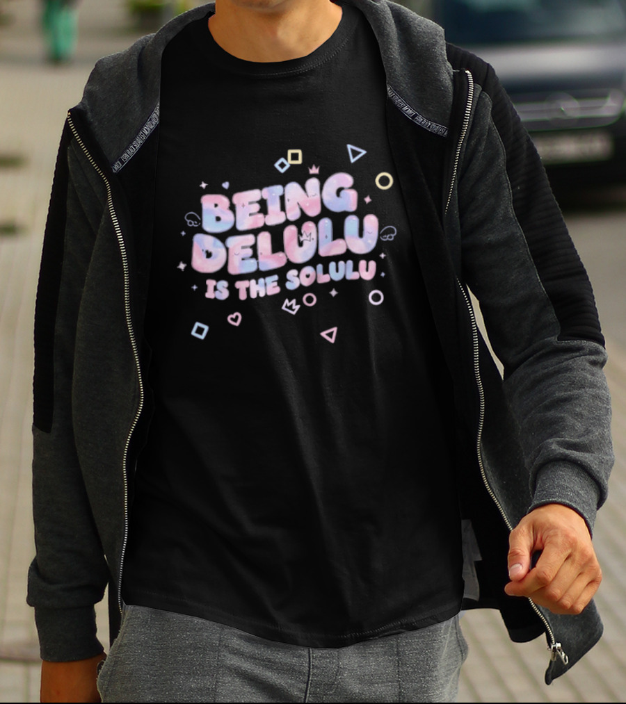 Being Delulu Is The Solulu Pastel Aesthetic Kawaii T-Shirt
