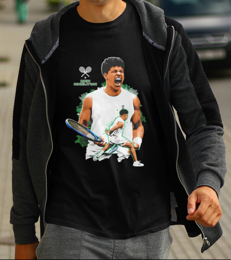 Ben Shelton Tennis Aura Athlete T-Shirt