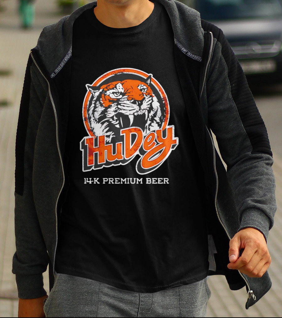 HuDey 14K Premium Beer Tiger T-Shirt