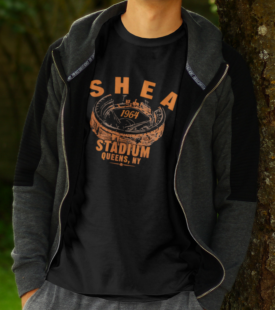 Shea 1964 Stadium Queens NY Baseball Heritage T-Shirt