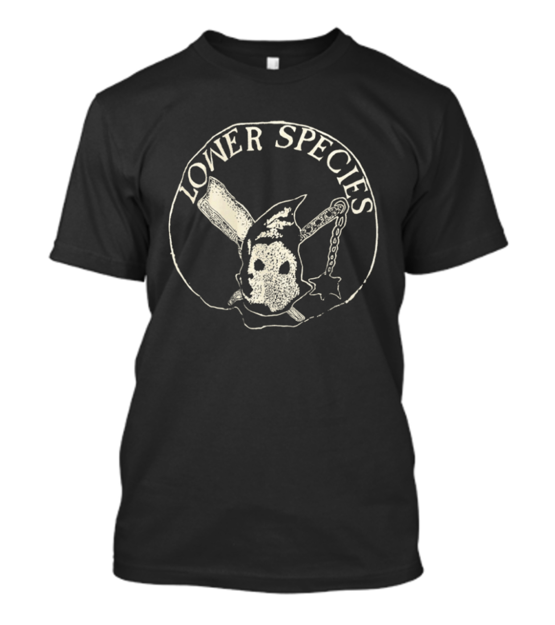 Lower Species Skull With Bat And Chain T-Shirt