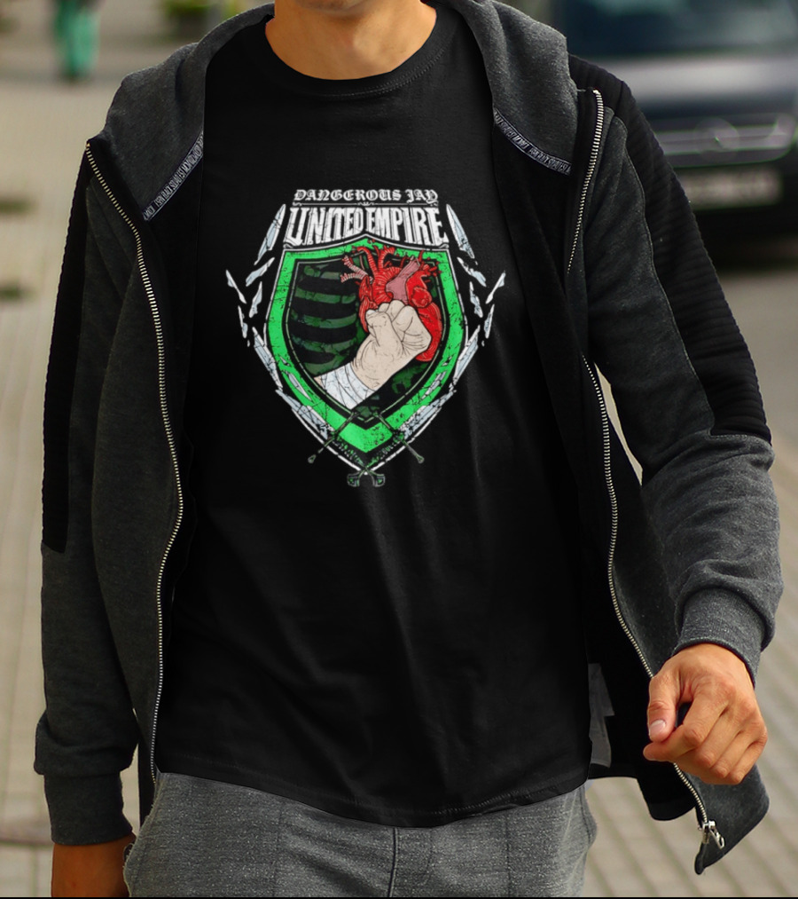 United Empire Dangerous Jay Fist Heart Crest T-Shirt