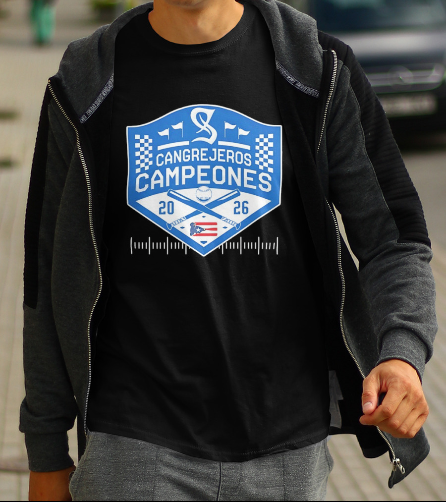 Cangrejeros Campeones 2026 LBPRC Puerto Rico Baseball T-Shirt