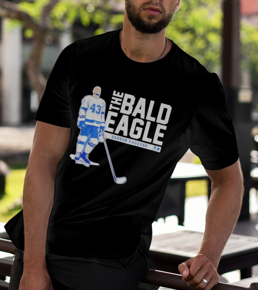 Darren Raddysh The Bald Eagle Number 43 Hockey Player T-Shirt