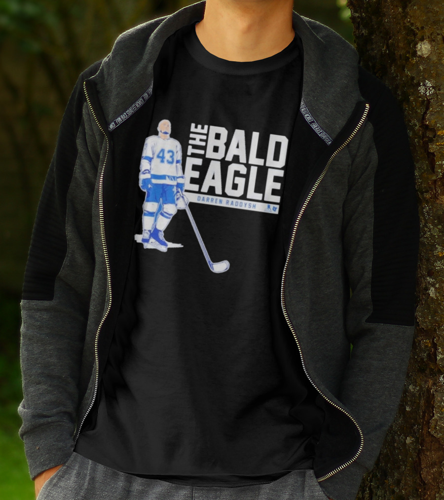 Darren Raddysh The Bald Eagle Number 43 Hockey Player T-Shirt