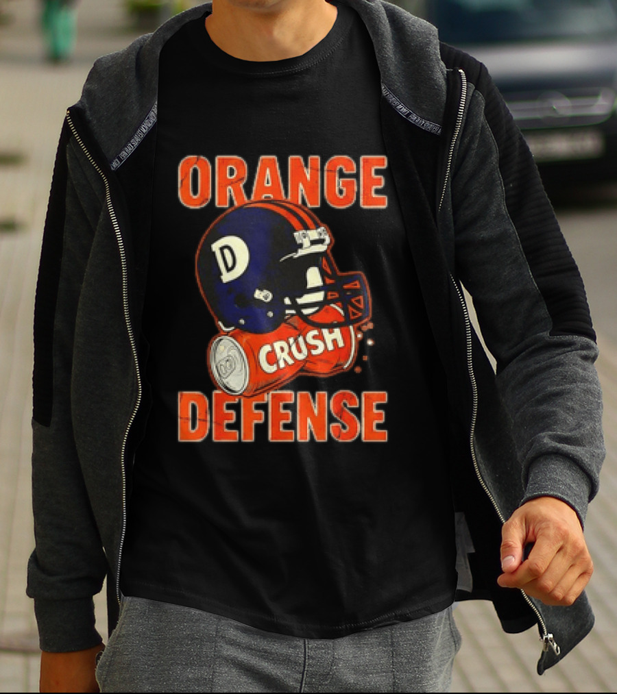 Orange Crush Defense Helmet Denver Broncos Football T-Shirt