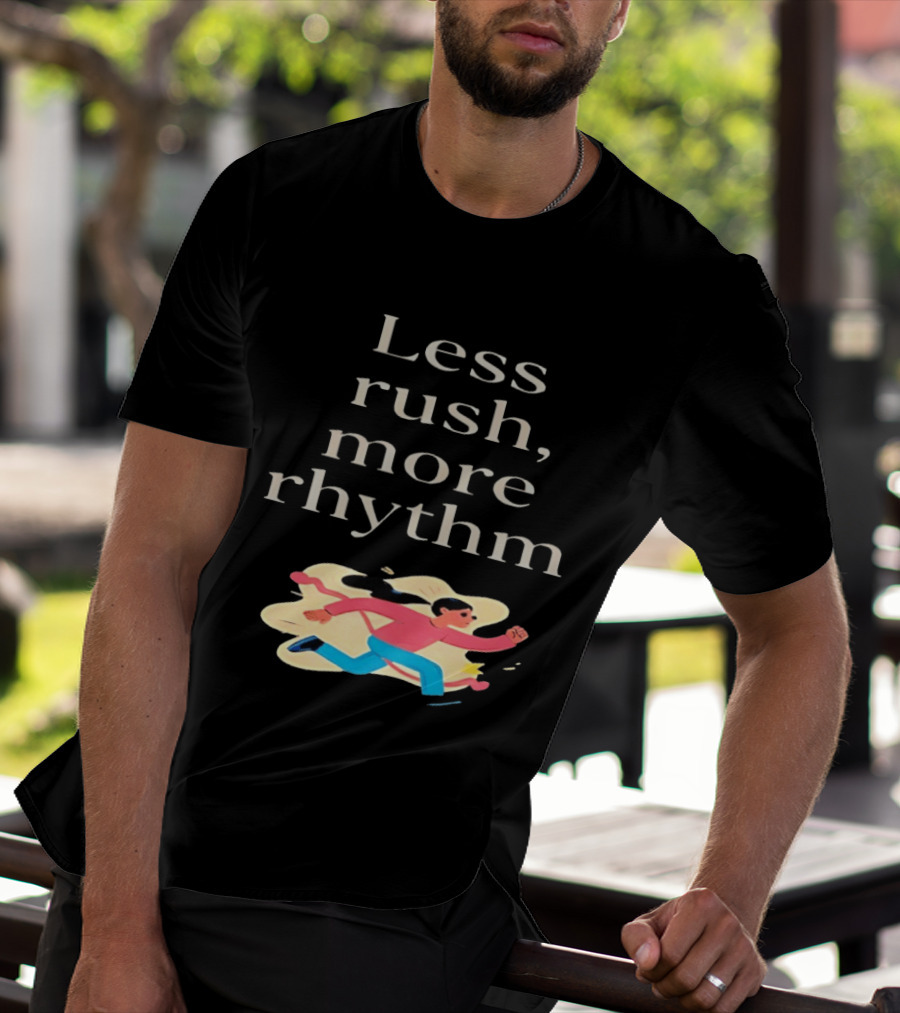 Less Rush More Rhythm Running Woman T-Shirt