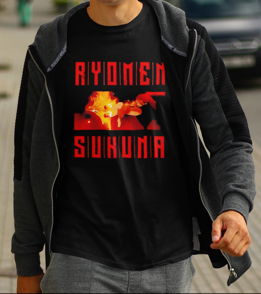 Ryomen Sukuna Jujutsu Kaisen Anime Character Power Display T-Shirt