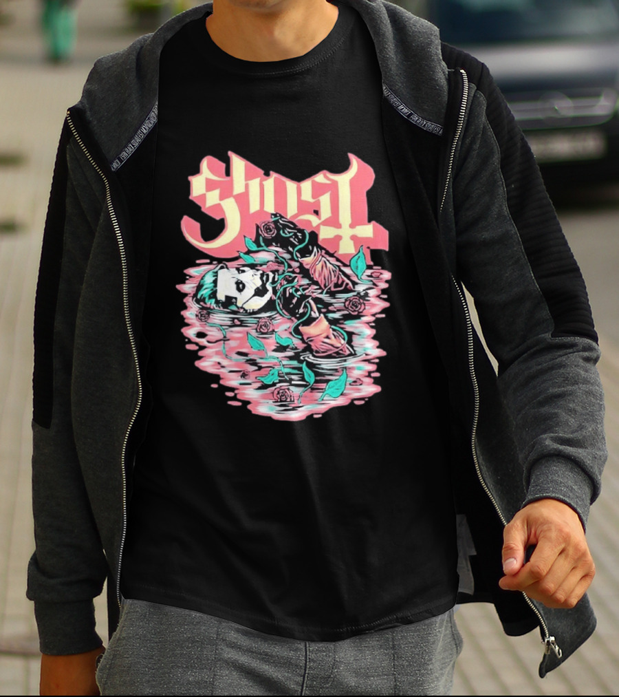 Ghost Band Valentine 2026 Pre Raphaelite Brotherhood Roses And Water T-Shirt