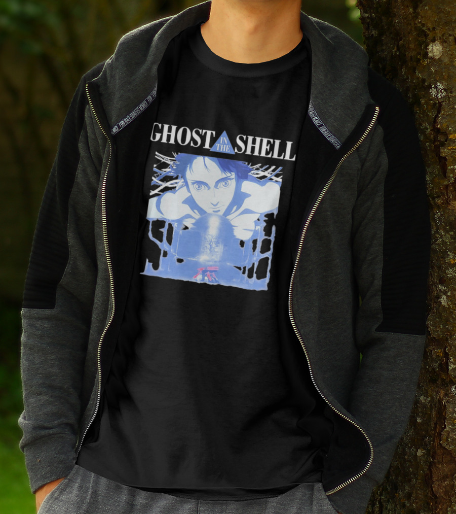 Ghost In The Shell Puppet Master Anime Character And Title T-Shirt