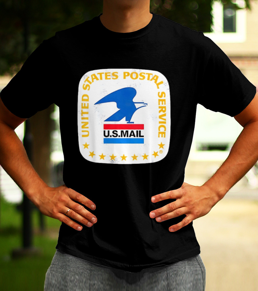 United States Postal Service US Mail Eagle Icon Vintage Look T-Shirt