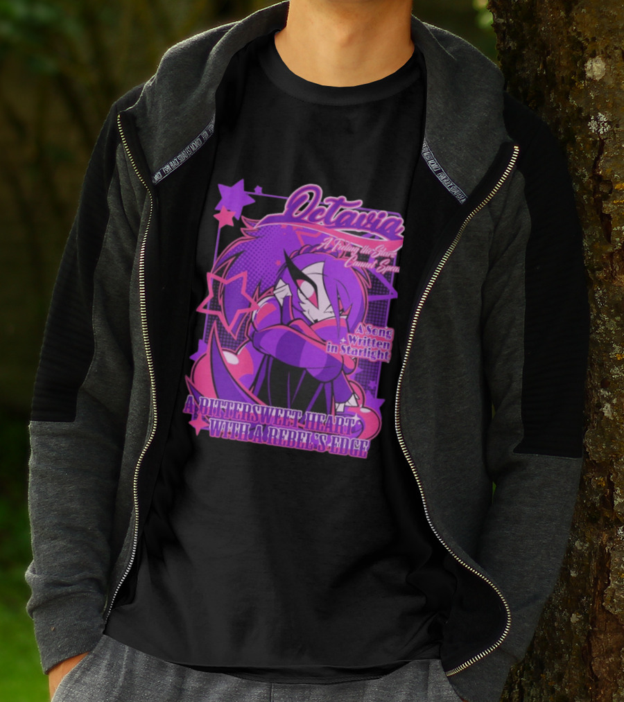 Octavia A Feeling The Stars Cannot Speak A Song Written In Starlight A Bittersweet Heart With A Rebel's Edge T-Shirt