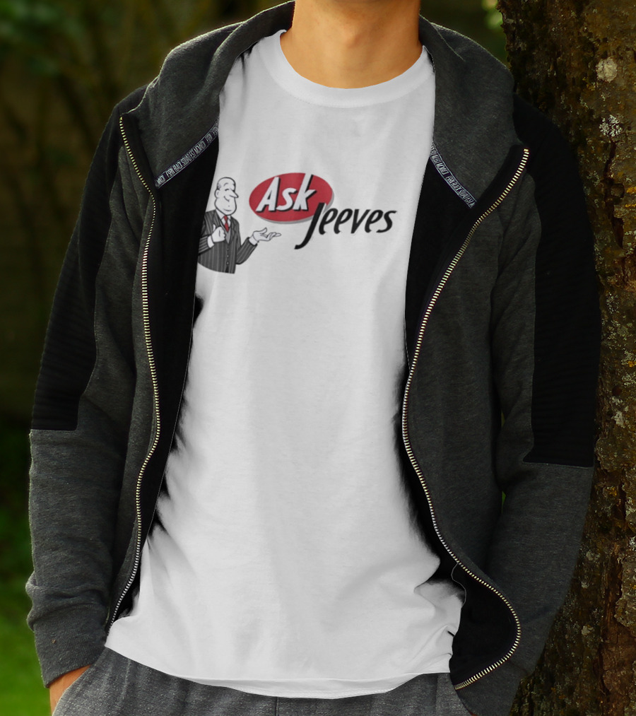 Ask Jeeves Classic Vintage Internet Butler T-Shirt