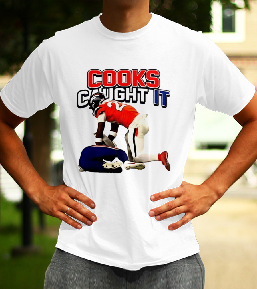Buffalo Bills Mafia Cooks Caught It Football Play T-Shirt