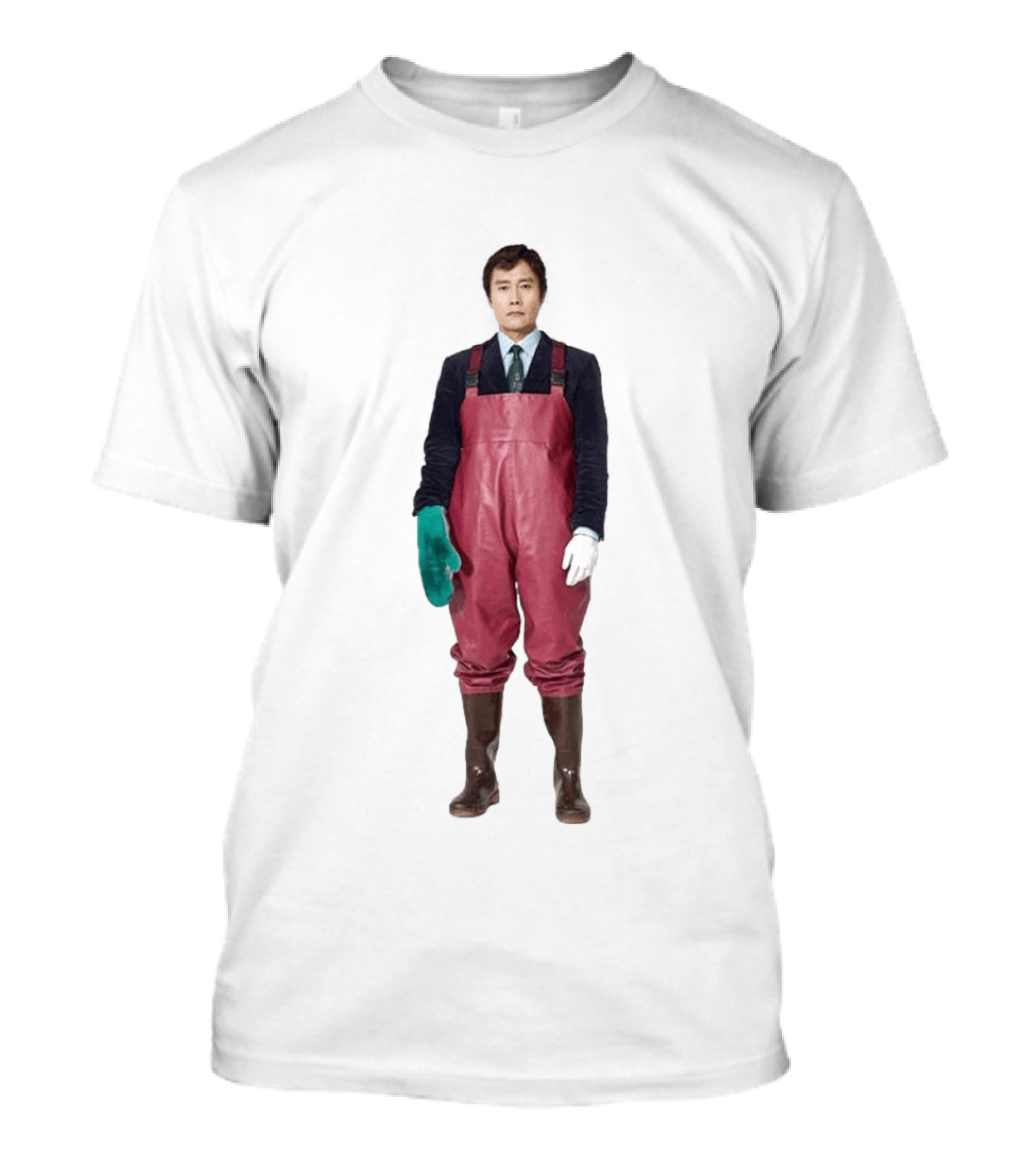 No Other Choice Man Su Suit Rubber Glove Uniform T-Shirt