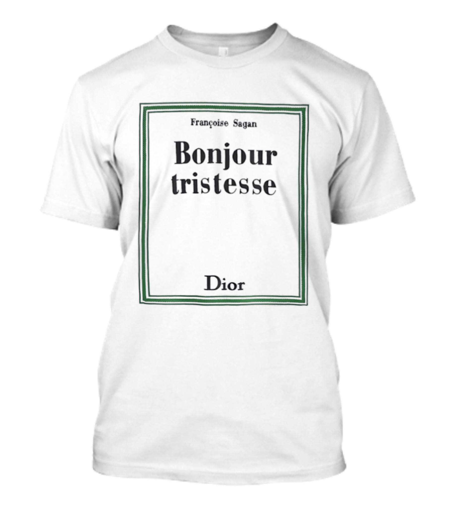 Françoise Sagan Bonjour Tristesse Dior Collaboration T-Shirt