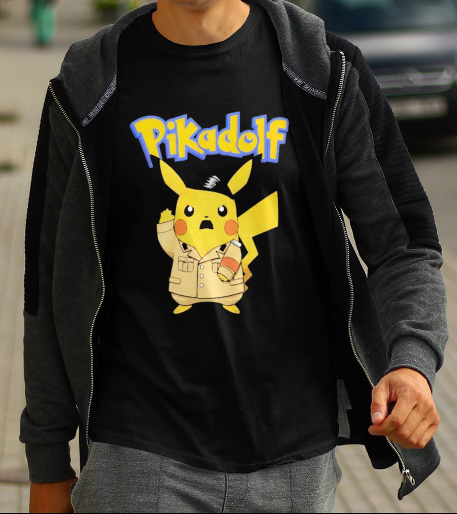 Pikadolf Pikachu Adolf Hitler T-Shirt