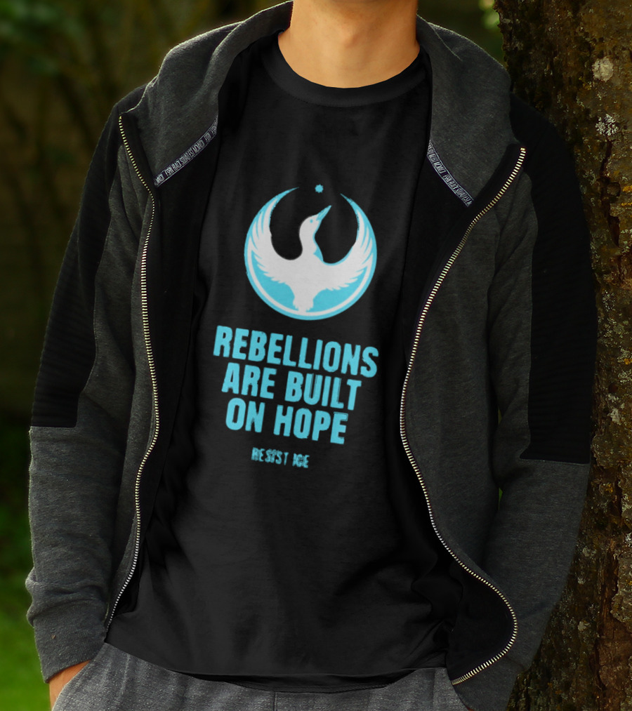 Rebellions Are Built On Hope Resist ICE Dove T-Shirt