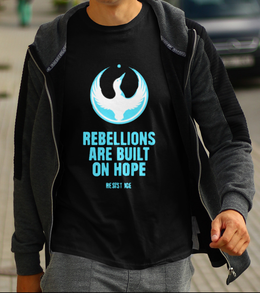 Rebellions Are Built On Hope Resist ICE Dove T-Shirt