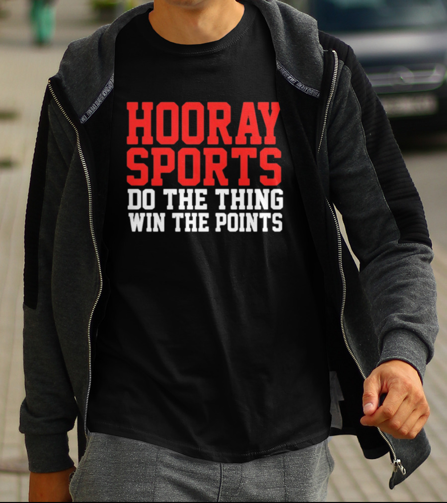 Hooray Sports Do The Thing Win The Points Retro College Humor T-Shirt