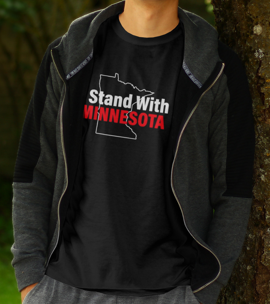 I Stand With Minnesota Protest Proud American Strong T-Shirt