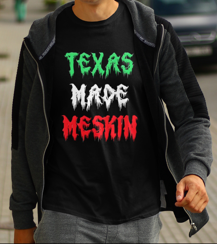 Texas Made Meskin Mexican Flag T-Shirt