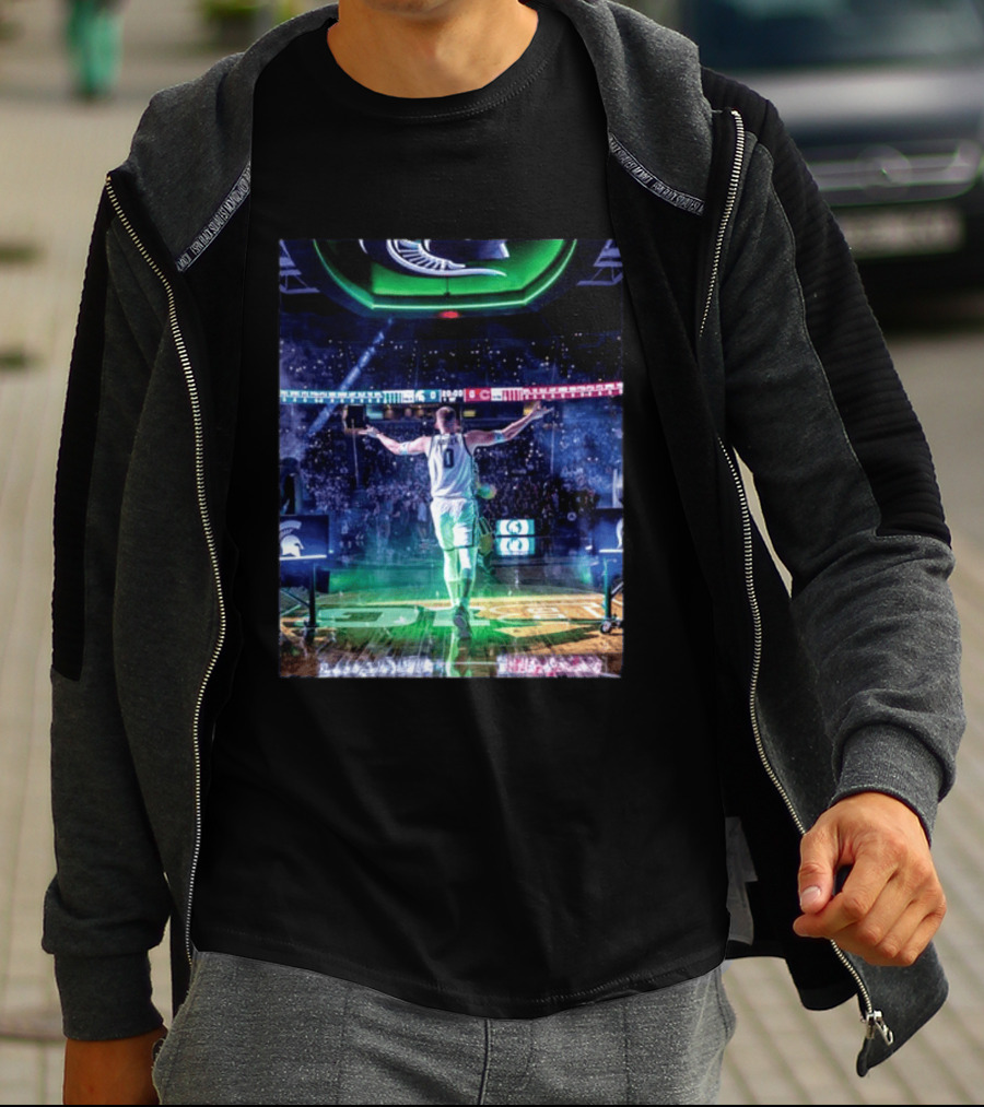 Jaxon Kohler Michigan State Spartans Basketball 2026 Celebration T-Shirt