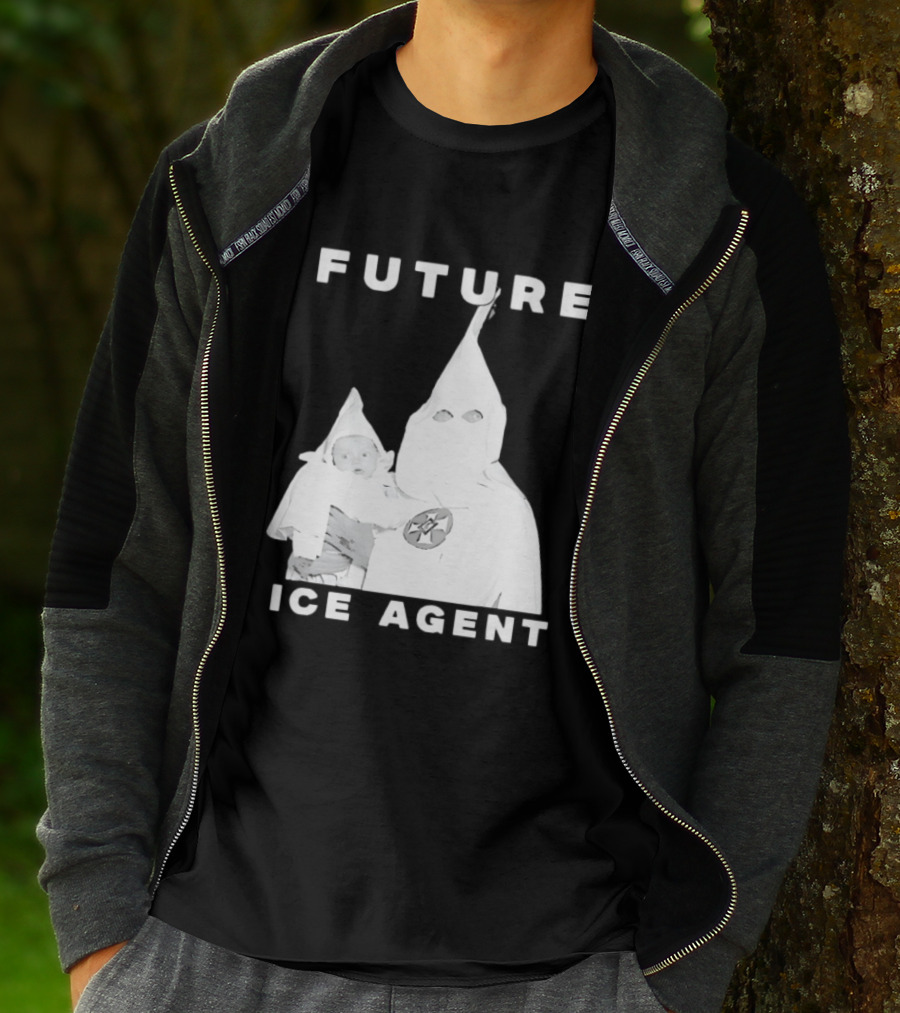 Ku Klux Klan Holding Baby Future ICE Agent T-Shirt