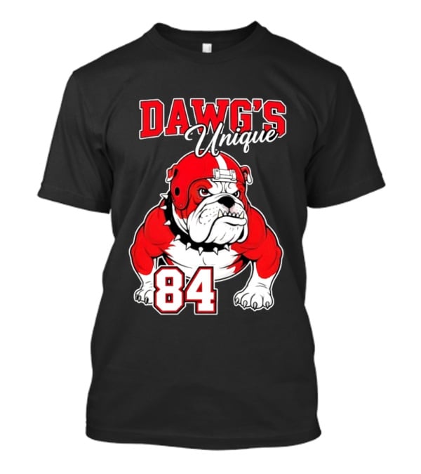 Ladd McConkey 84 Georgia Bulldogs Dawg's Unique Football Fan Gear T-Shirt