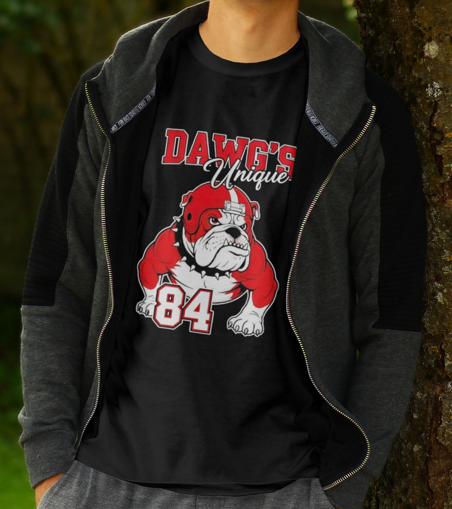 Ladd McConkey 84 Georgia Bulldogs Dawg's Unique Football Fan Gear T-Shirt