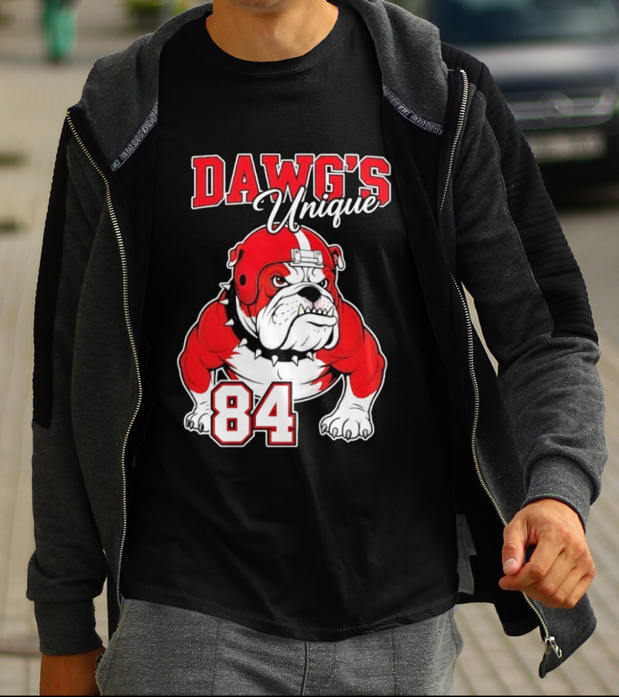 Ladd McConkey 84 Georgia Bulldogs Dawg's Unique Football Fan Gear T-Shirt