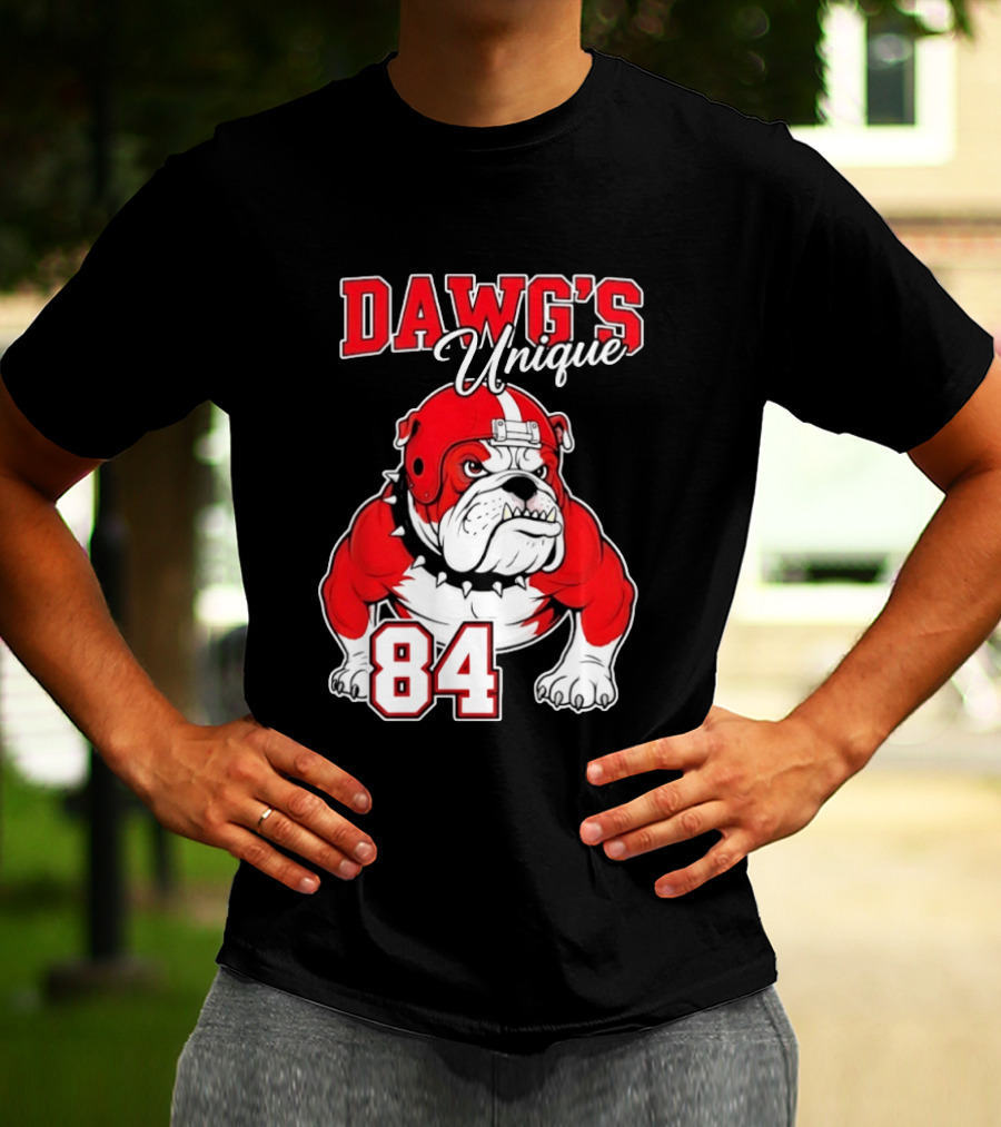 Ladd McConkey 84 Georgia Bulldogs Dawg's Unique Football Fan Gear T-Shirt
