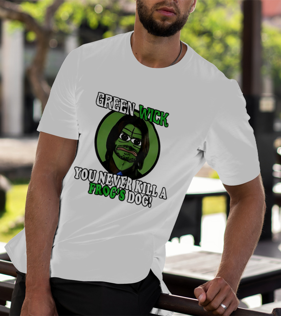 Green Wick You Never Kill A Frog's Dog T-Shirt