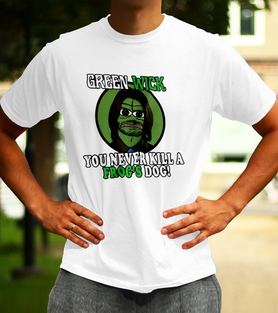Green Wick You Never Kill A Frog's Dog T-Shirt