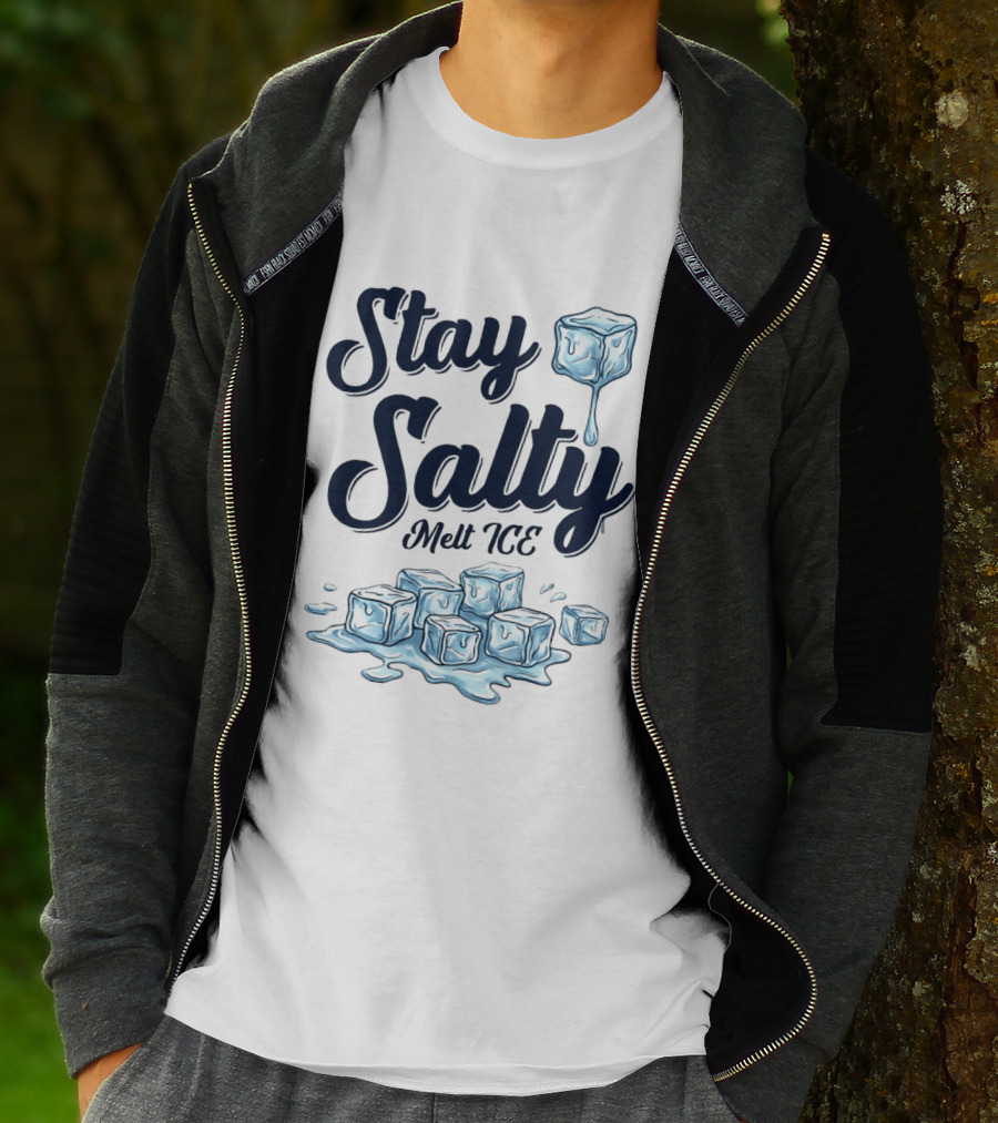 Stay Salty Melt ICE Anti Ice Abolish T-Shirt