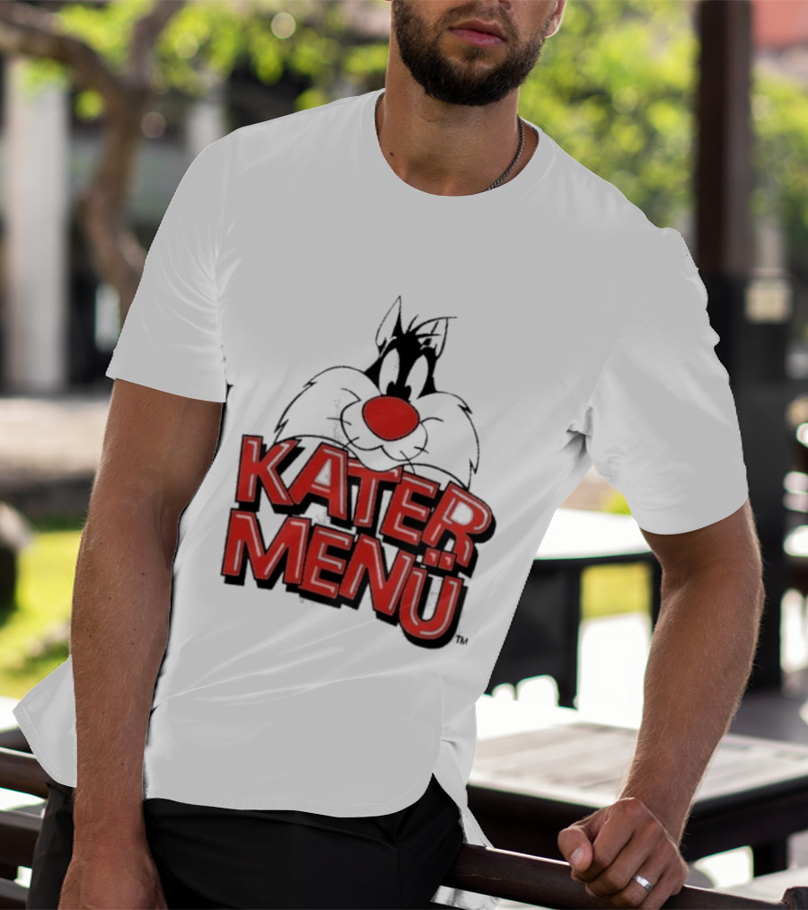 Kater Menü White Cat T-Shirt