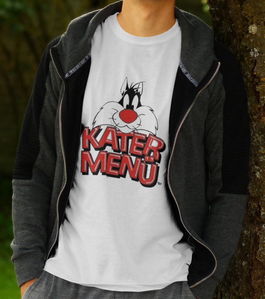 Kater Menü White Cat T-Shirt