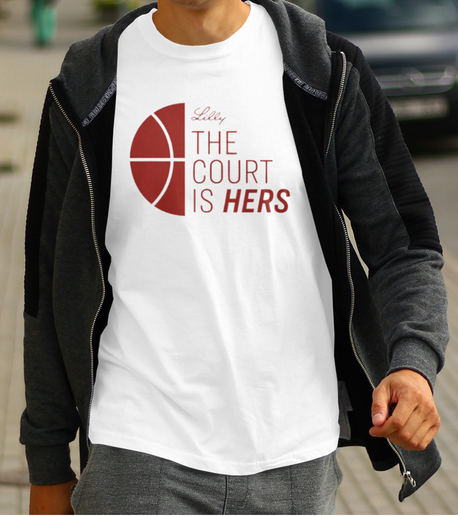 Lilly The Court Is Hers Basketball T-Shirt