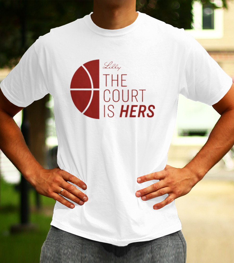 Lilly The Court Is Hers Basketball T-Shirt