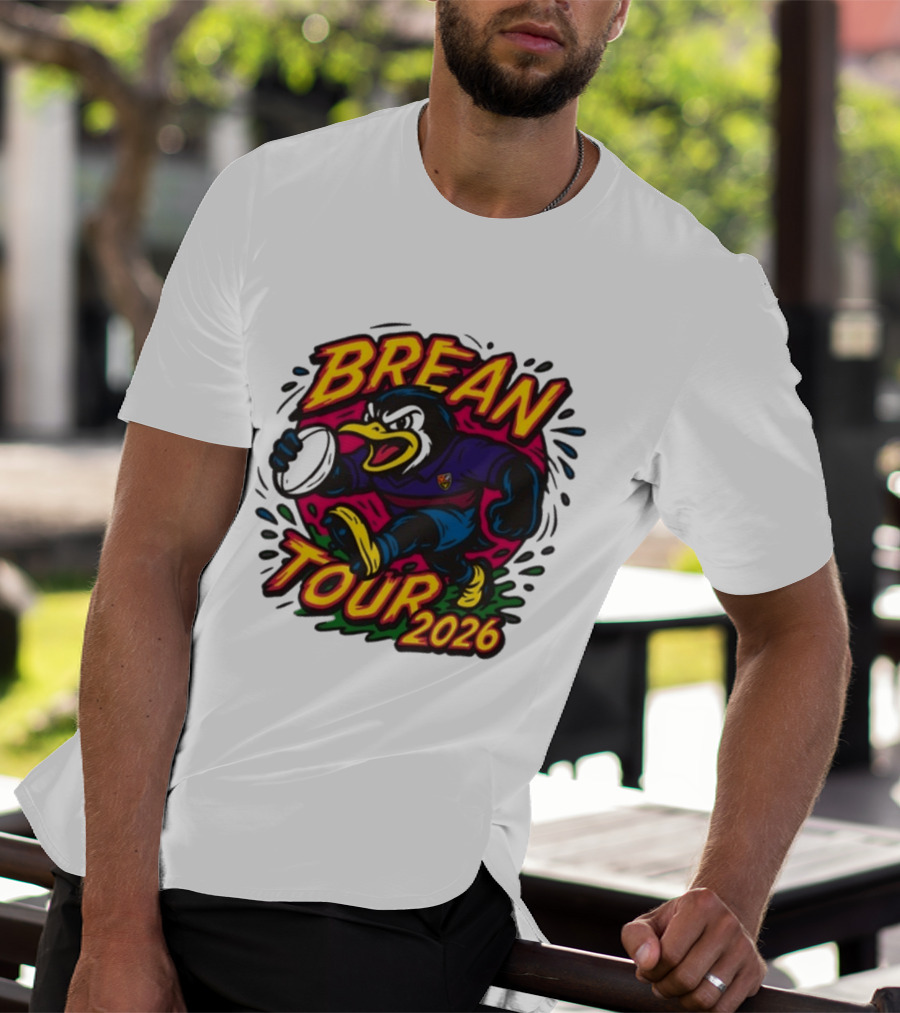 Brean Tour 2026 Rugby Mascot Dynamic T-Shirt