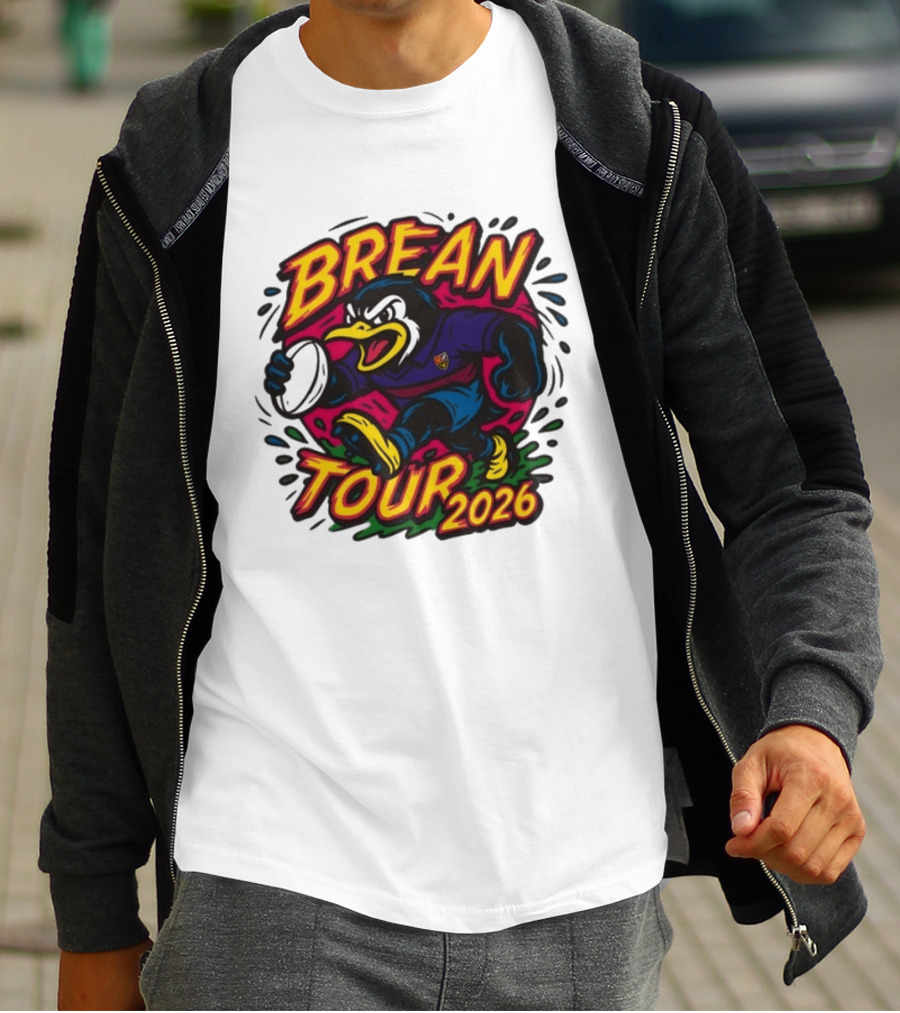 Brean Tour 2026 Rugby Mascot Dynamic T-Shirt