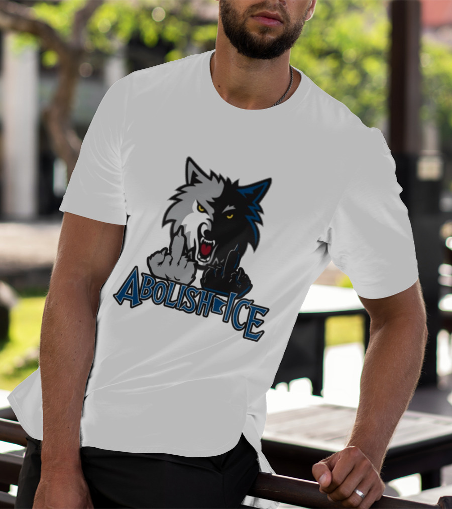 Minnesota Wolves Abolish Ice Wolves T-Shirt