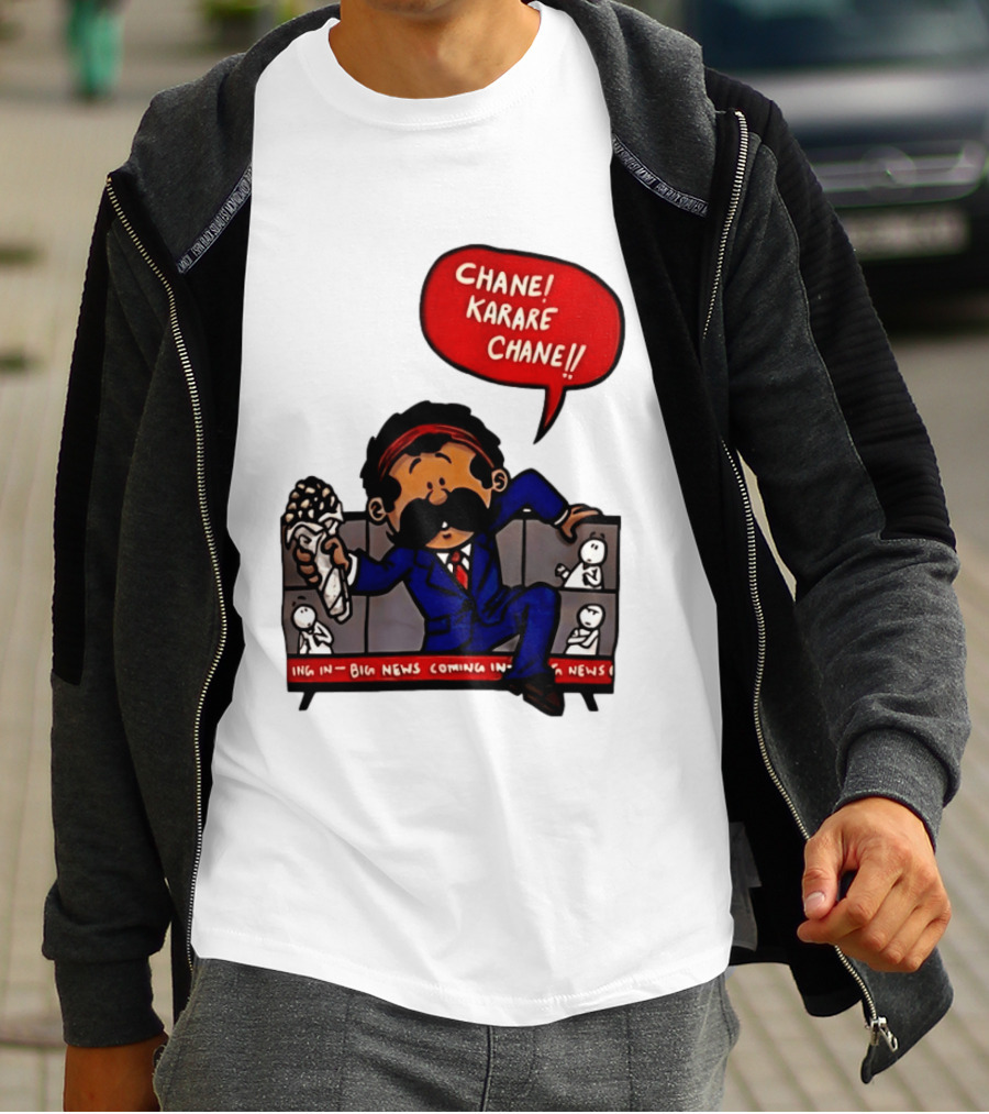 Chane Karare Chane Comic News Character Speech Bubble T-Shirt