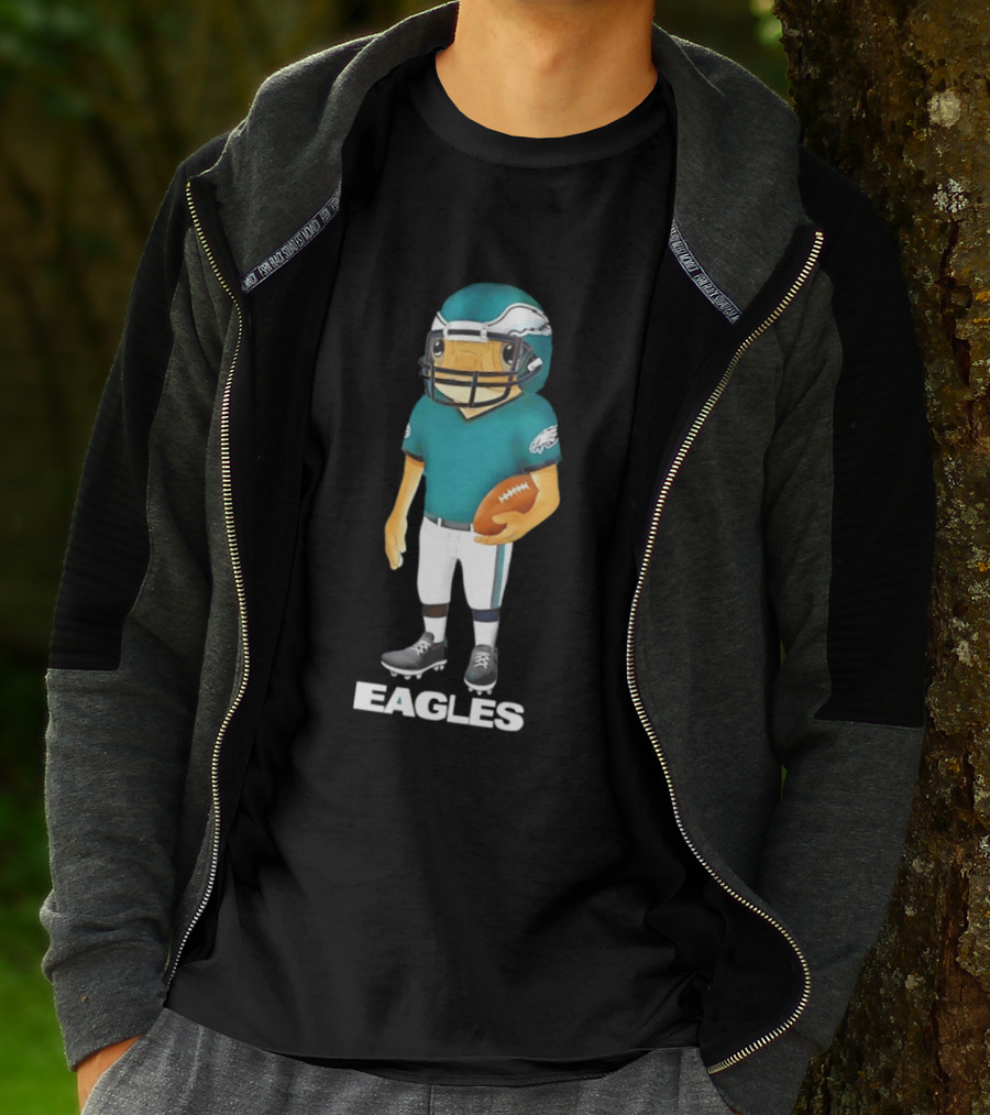 Bad Bunny X Philadelphia Eagles Concho Football Eagle Helmets T-Shirt