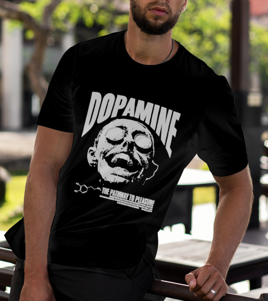 Dopamine The Pathway To Pleasure Molecular Formula Head T-Shirt