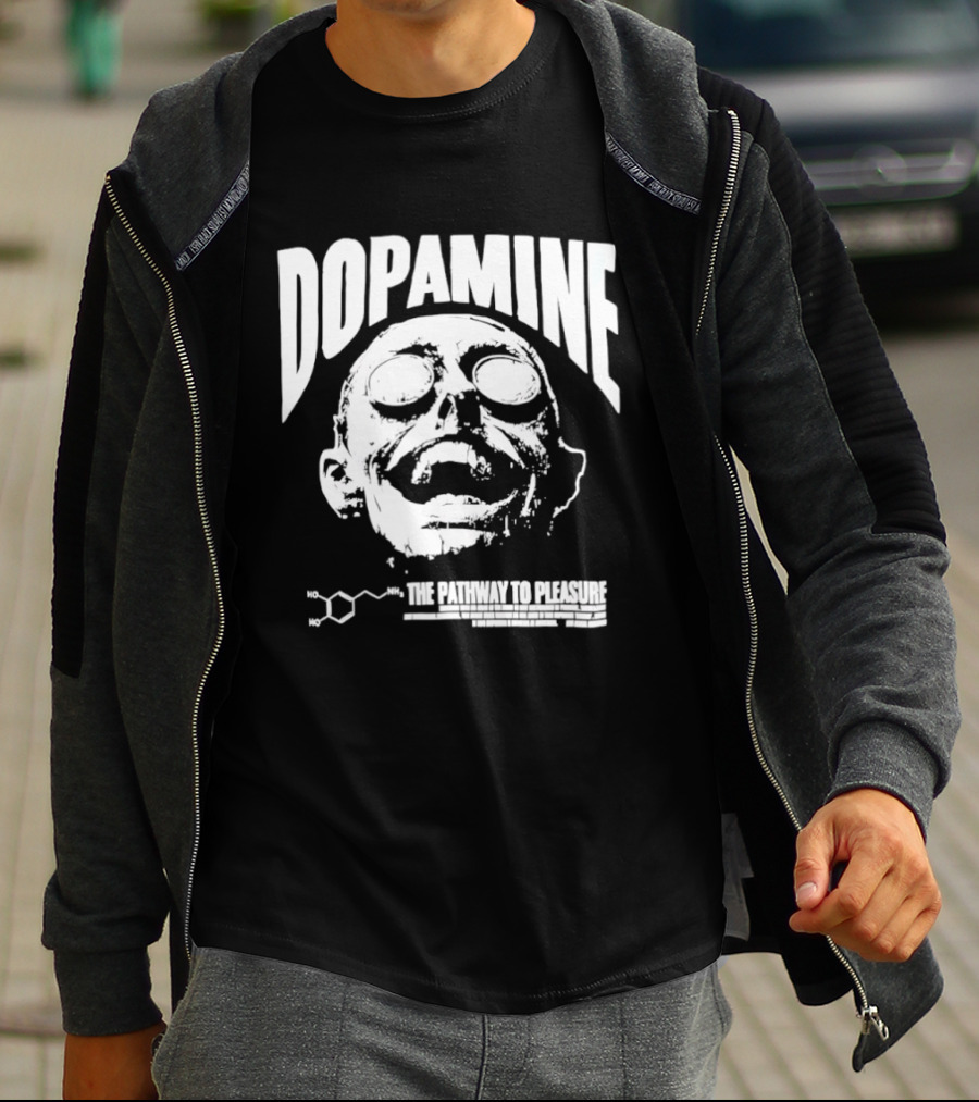 Dopamine The Pathway To Pleasure Molecular Formula Head T-Shirt