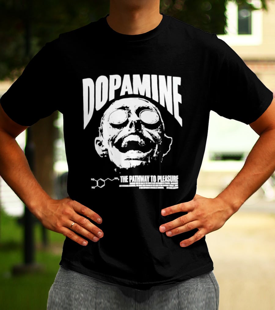 Dopamine The Pathway To Pleasure Molecular Formula Head T-Shirt