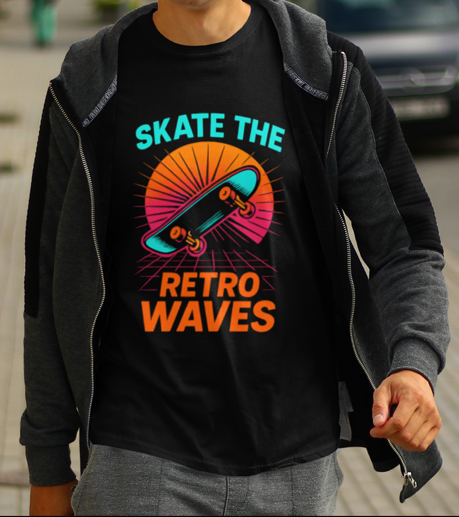 Skate The Retro Waves T-Shirt