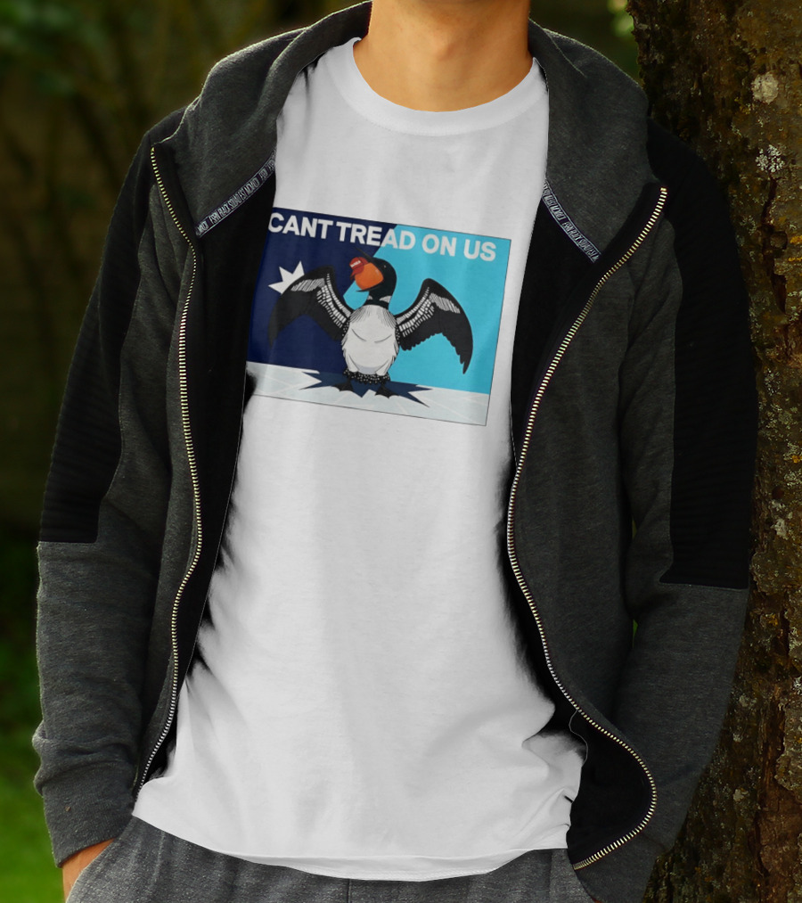 Can't Tread On Us MN State Bird Loon Protest Star T-Shirt